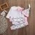 Import 2017 Baby Girl Christmas Cotton 4pcs Infant Toddlers Long Sleeve Letter Romper+ Arrow Pants+Hat+Headband Clothes Suits from China