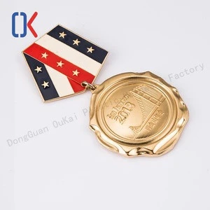 2017 high quality 3D cheap medal, custom medal casting souvenir
