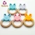 Import 2018 baby toys wooden baby silicone teether from China