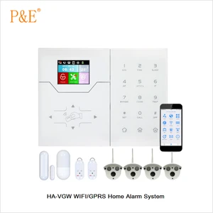 2018 Colorful Screen Wireless Home Security Factory Sale WIFI GSM Anti Theft Best Price Alarm System HA-VGW