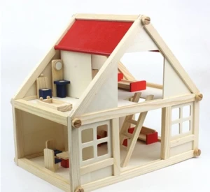 2018 New Toy Furniture House Wooden House Pretend Play for kids