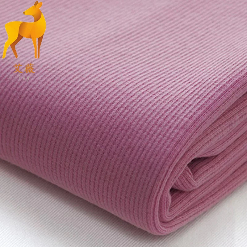 2019 High quality rib combed cotton knitting fabric price kg