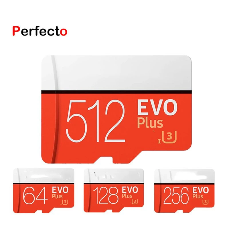 2020 Wholesale Evo Plus Class 10 Memory Cards 32GB 64GB 128GB 256GB Micro TF SD Card with Free Adapter for Samsung