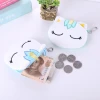 2021 Cut bags for kids Zipper Coin Purse Cute Cartoon Unicorn Mini Purse for wholesales
