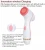 Import 2021 Hot 3 in1 Rechargeable Sonic facial Cleansing brush Sonic Rotating  Waterproof pore cleaning Electric Face Massager from China
