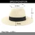Import 2021 New Arrival Fashion Men Fedora Panama Hats Natural Summer Floppy Straw Hats Beach Straw Hat for Women from China
