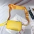 Import 2021 new trendy autumn jelly bag camera fashion wide shoulder strap one-shoulder messenger bag mark bag macaron color from China