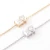 Import 2022 New Fashion Style 14K Yellow Gold Double Stone Bracelet Princess Cut/Pear Cut Def Moissanite Diamond Bracelet Women?s Party from China