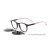 Import 2024 Customized Logo Magnetic Clip-on Acetate Optical Eyeglasses Eyewear Frame with Polarized Sunglasses Lenses from China