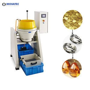 20L 38L 50L deburring smoothing dry wet processing gold star goodwin jewelry polishing Centrifugal Disc Finishing Machine