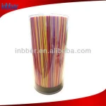 22CM height color plastic bristle universal knife block