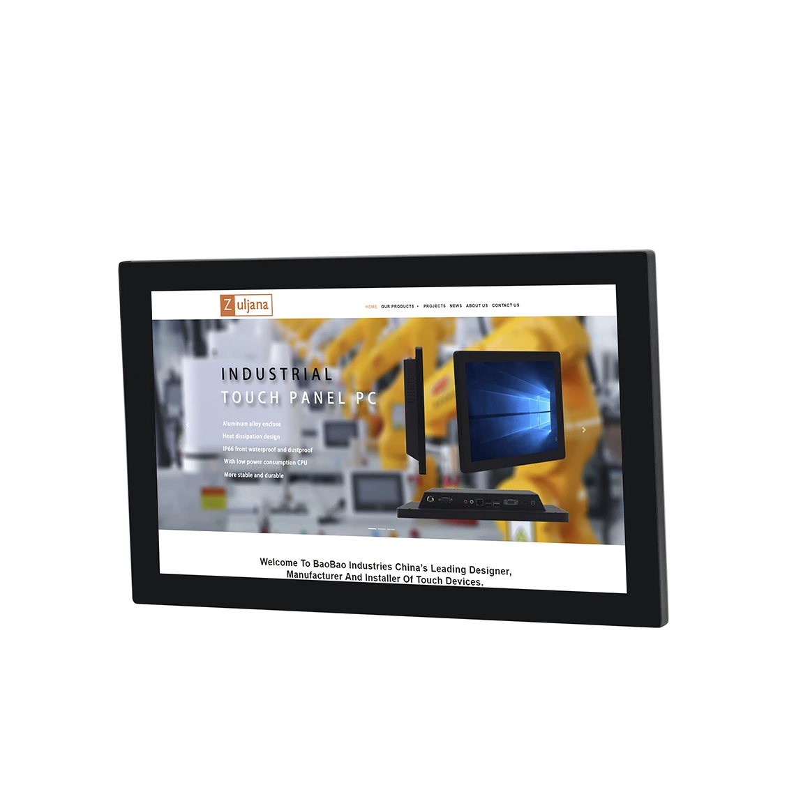 23.8 Inch /24 Inch Touch Led 16:9 Aspect Radio widescreen Touchscreen Computer Industrial Monitor For Sale