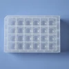 24 well round square top sterilized deep well plate conical U V bottom laboratory disposable lab supplies manufactory wholesale