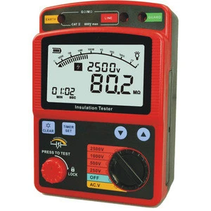 2500V Insulation Tester High Voltage Resistance Tester Earth Resistance Meter Megger Tester GM3123