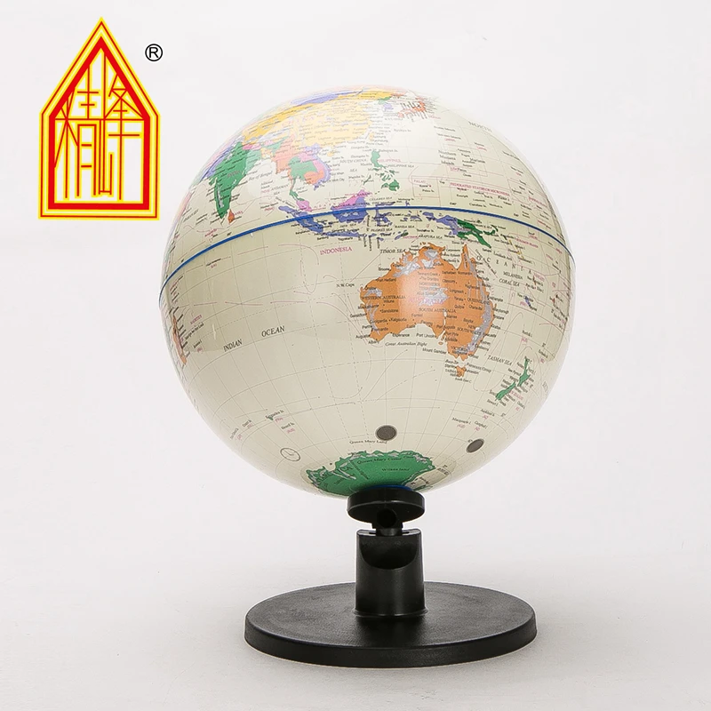 25cm Globe World Earth Ocean Map Ball Geography Learning Educational Globe Supplies