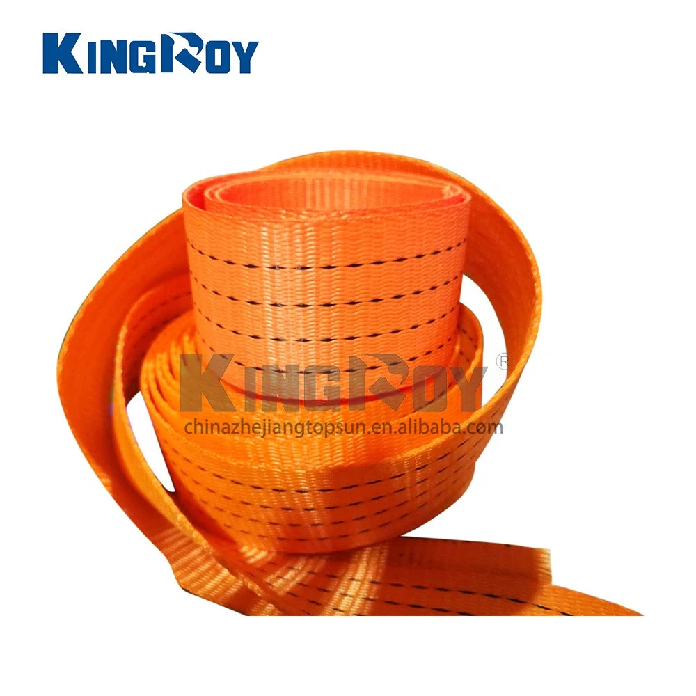 25mm-50mm all types of cargo lashing strap polyester custom printed flat webbing strap