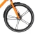 Import 26 Inch Orange Aluminum Alloy Cycle Smart Lock Renting Bicycles One Wheel Bike Single Speed Rental Bikes Public Sharing Bicycle from China