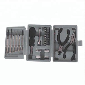 26PC Essential Household Hand Tool Set With Watch Repair Tool Kit