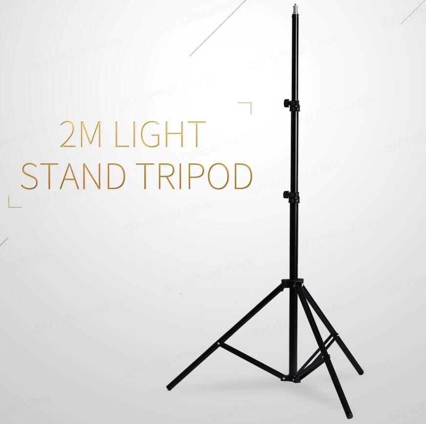 2M Light Stand Tripod For Photography Studio Softbox Video Flash Umbrellas Reflector Lighting Photo