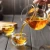 Import 250ml 8oz Handcrafted Glass Tea Set Clear Heat Resistance Glass Pot Gongdao Cup Glass Tea Cup with Spout and Handle from China
