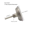 2&quot; Stem 3&quot; Face Stainless Steel Dial Bimetal Thermometer for Hom Brewing Kettle Boil Pot