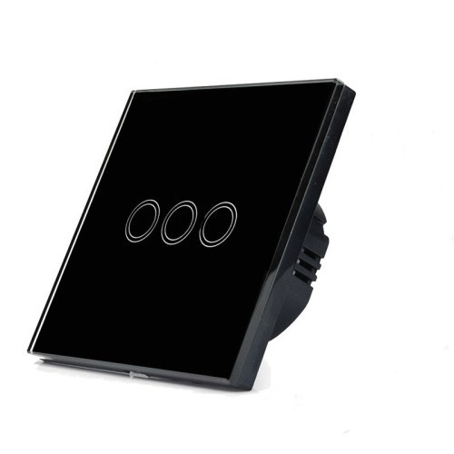 Buy 3 Gang Wireless On/off Power Supply Smart Wifi Touch Wall Light ...