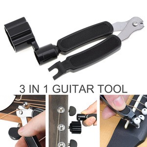 3 in 1 Guitar Peg String Winder + String Pin  + String Cutter Guitar Tool Set Multifunction Guitar Accessories
