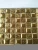 Import 300x300 ceramic metal gold mosaic tile from China