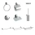 Import 304 Stainless Steel Bathroom Set Double Towel Bar, Towel Rack With High Quality from China