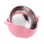 304 STAINLESS STEEL KITCHEN DRIP basket spinning fruit basket