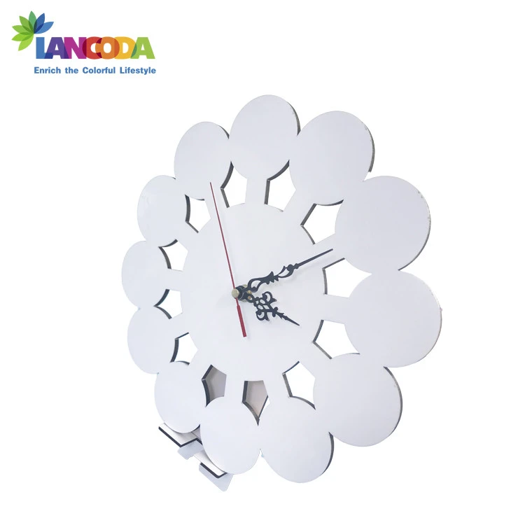 30cm Sublimation MDF Photo Frame Picture Wall Clock