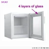36L Glass Door Counter top Mini Freezer for Ice Cream showcase and Other Drinks in need