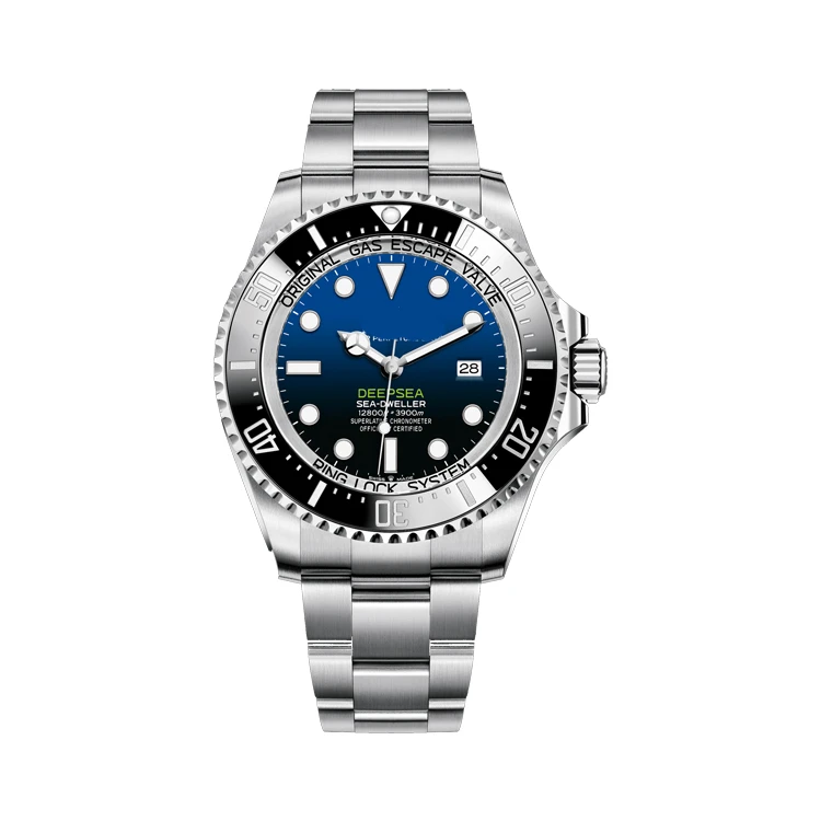 3A Quality Luxury 44mm Automatic 904L Stainless Steel Sapphire Mirror Glass  Deepsea Rolexables Watches