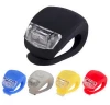 3function new type led bicycle lights silicone material outdoor used silicone led bike lights