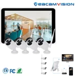 3MP 4CH WiFi Camera Kits with 10.1