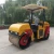 Import 3tone double drum vibration roller mount type road roller from China