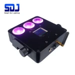 3x18W RGBAWUV 6in1 Wireless Battery Powered LED Up Stage Lighting