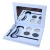 Import 4 colors eyebrow powder waterproof eyebrow kit with mirror makeup brushes brow pomade tweezer stencils from China