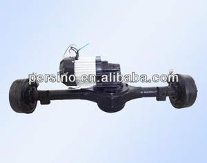 48v 800w brushless dc motor with gear box and rear axle