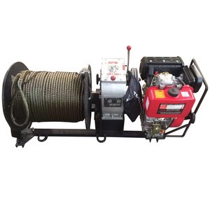 5 tons of gasoline powered Cable Pulling Winches with best price