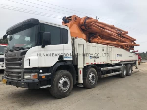 52 Meter Scania Concrete Boom Pump Truck Used Cement Transportation Truck