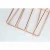 Import 550-97A  2019 new products triangle metal rose gold letter holder for desk organizer from China