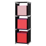 6 Cube Storage Shelves 3 Tier Storage Cube Display Cabinet and Closet Organizer shelf