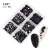 Import 6 Grids Flat-bottom Glass Nail Art Rhinestones Mix Colors Diamond Nail Decorations Accessories from China