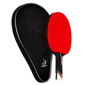 6 Star Premium Pingpong Paddle - Bonus Professional Case - Advanced Table Tennis Racket - ITTF Approved Rubber