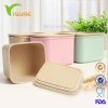 600ml Wheat Straw Airtight Food Container Coarse Cereals Candy Storage Containers Airtight canister For Food
