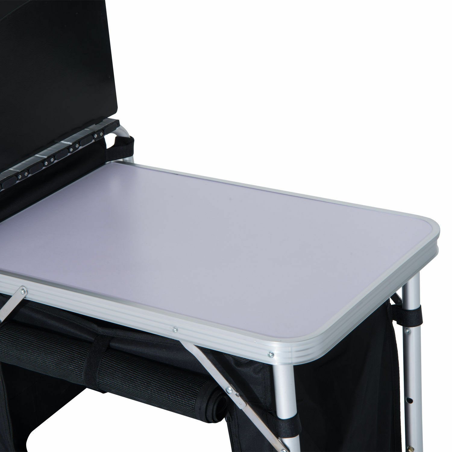 Buy 6ft Fold-up Camping Kitchen Cabinet Portable Picnic Table Cooking ...