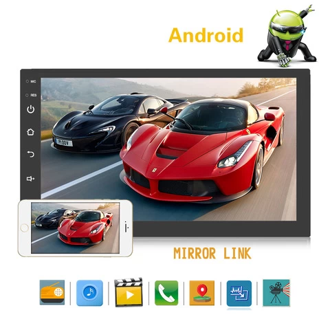 7 inch Universal Touch Screen Android Car Radio GPS Navigation Auto Radio Multimedia Player 2 Din Car Audio Stereo