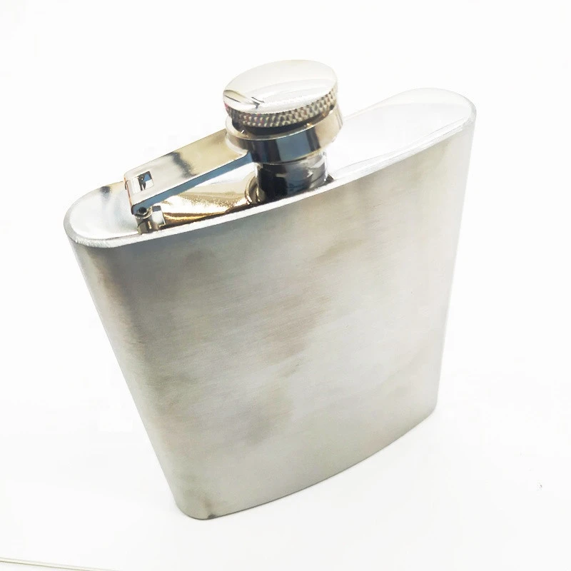 7 Oz Ounce Hip Flask Stainless Steel Mini Metal for Liquor Alcohol Risky