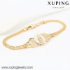 74594 Xuping fashion design jewelry 18k gold plated wholesale charm bracelet